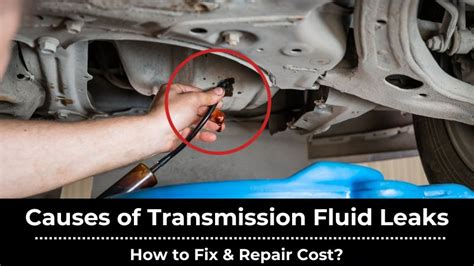 transmission fluid leak symptoms|Identifying and Fixing a Transmission Fluid Leak